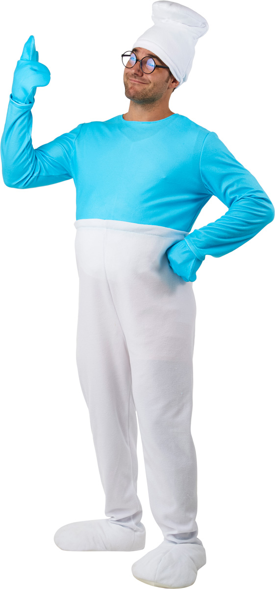 DELUXE SMURF COSTUME FOR MEN