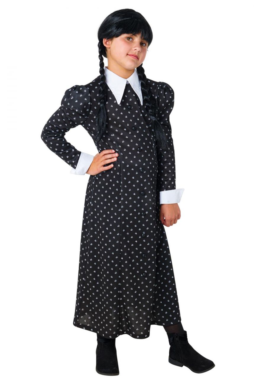 WEDNESDAY ADDAMS COSTUME FOR GIRLS