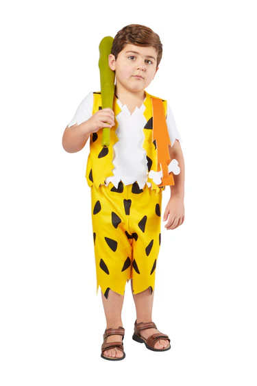 FLINTSTONE'S BAMM-BAMM RUBBLE COSTUME FOR BOYS
