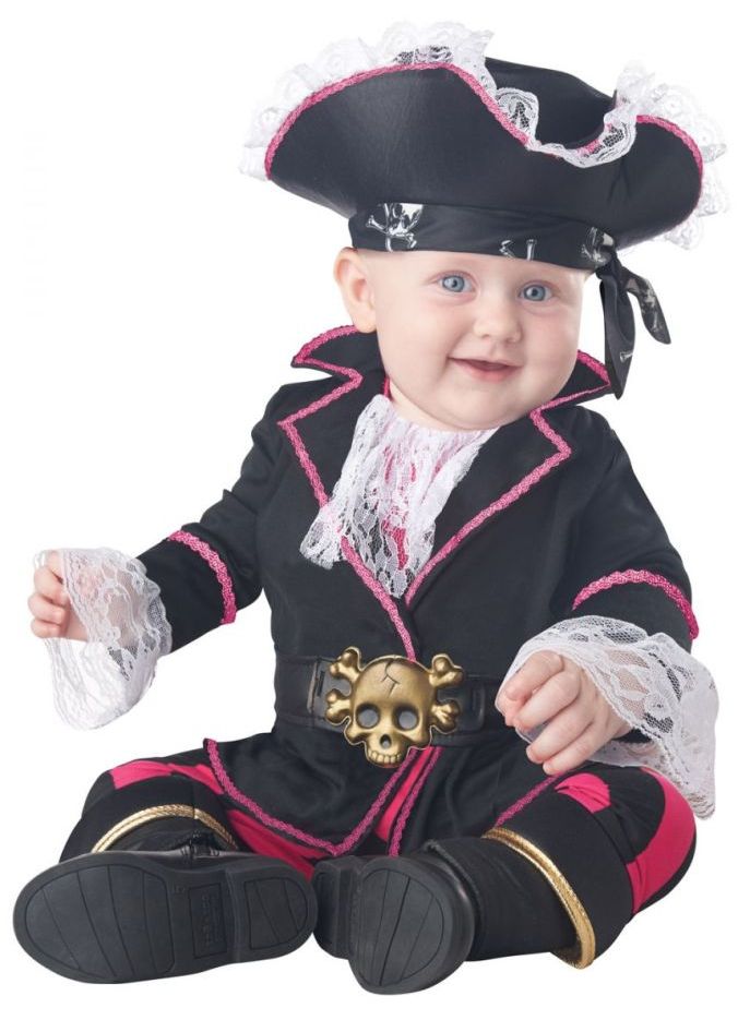 CAP'N CUDDLEBUG PIRATE COSTUME FOR INFANT GIRLS