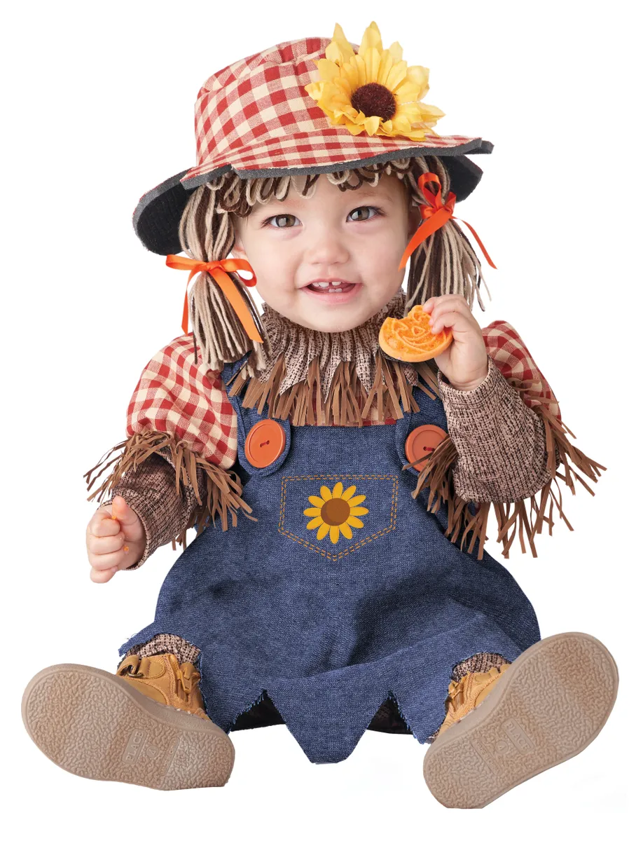 LIL' CUTE SCARECROW COSTUME FOR BABY GIRLS