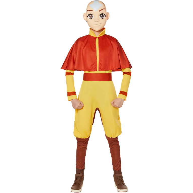 DELUXE AANG AVATAR COSTUME FOR BOYS