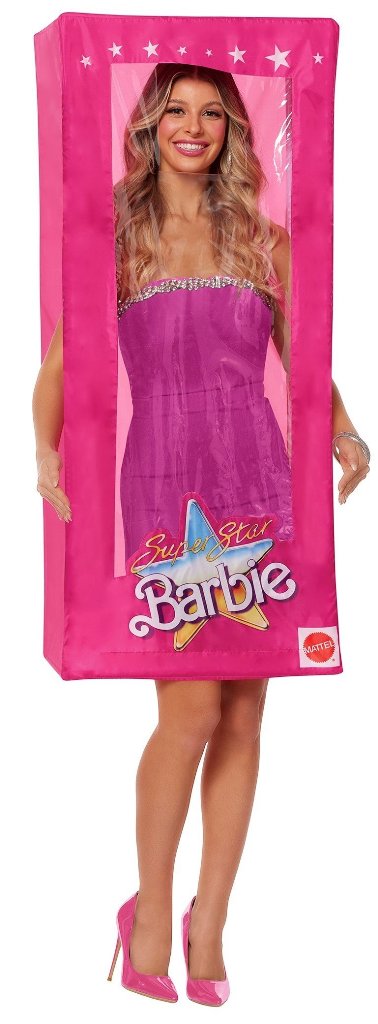 BARBIE DOLL BOX COSTUME FOR ADULTS