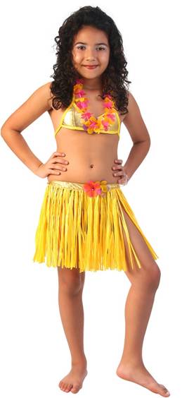 HAWAIIAN COSTUME FOR GIRLS