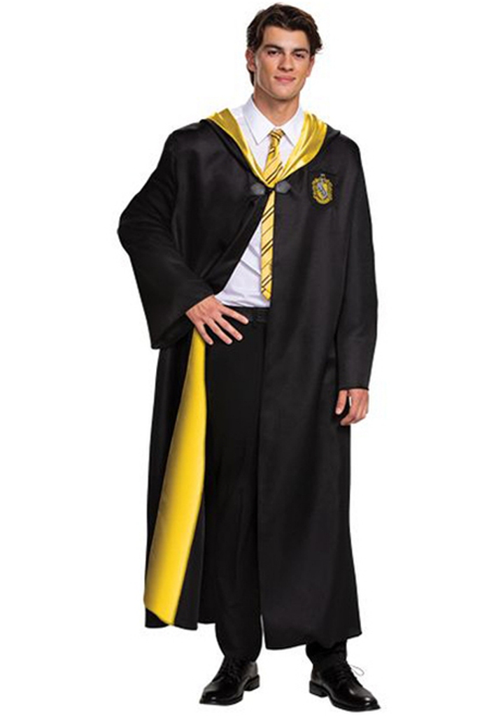 DELUXE HARRY POTTER HUFFLEPUFF ROBE FOR ADULTS