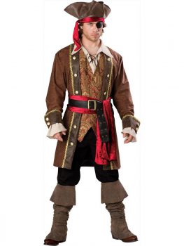 CAPTAIN SKULLDUGGERY ELITE PIRATE COSTUME FOR MEN