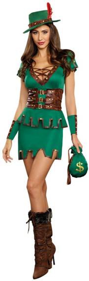 ROBBIN' DA HOOD SEXY ROBIN HOOD COSTUME FOR WOMEN