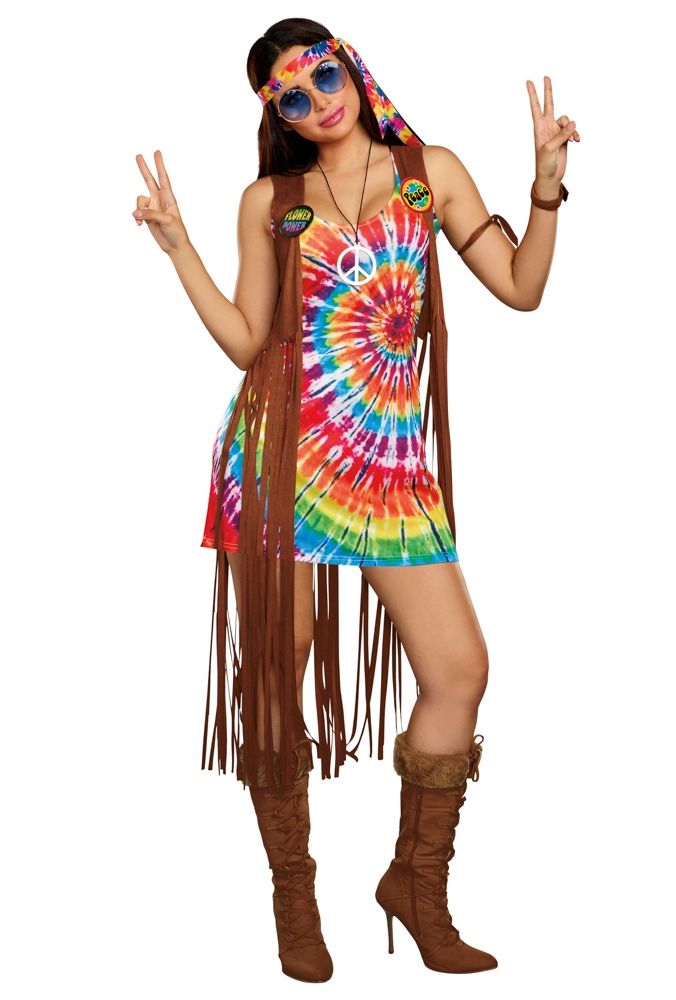 SEXY HIPPIE HOTTIE COSTUME FOR WOMEN