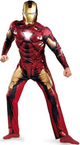 IRON MAN WITH MUSCLE CHEST