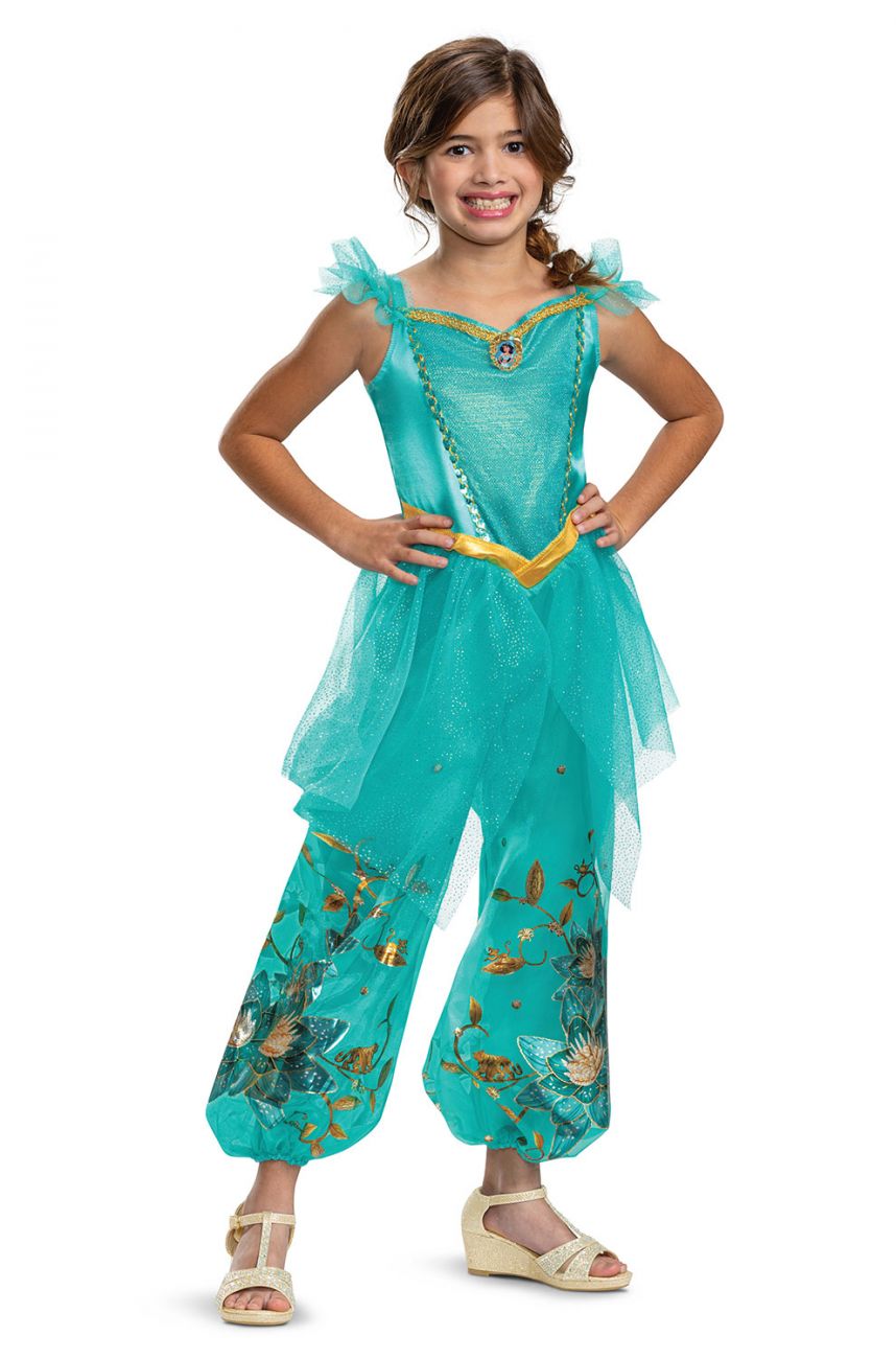 DISNEY'S ALADDIN DELUXE JASMINE COSTUME FOR GIRLS