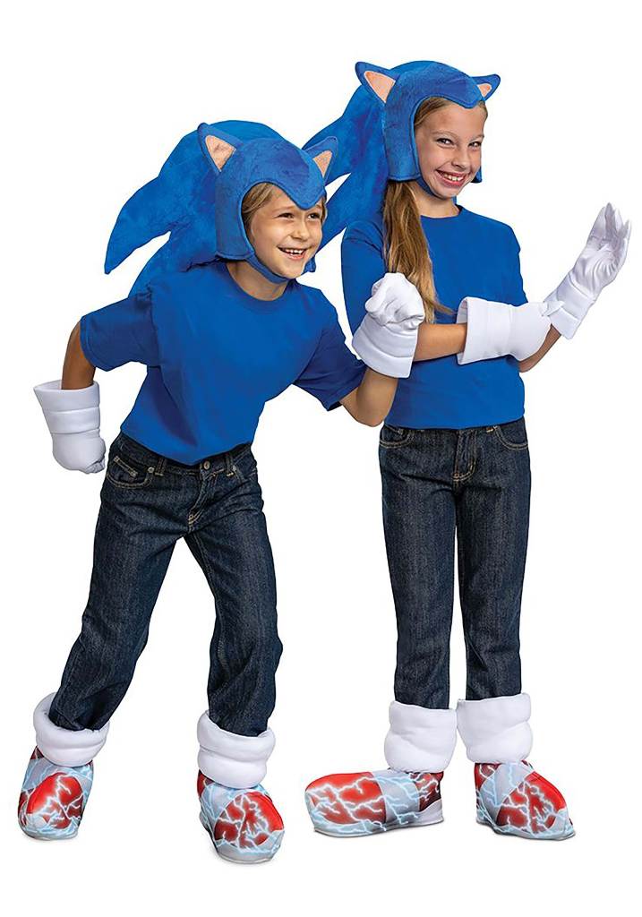 DELUXE SONIC THE HEDGEHOG COSTUME KIT FOR KIDS