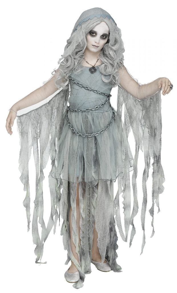 ENCHANTED GHOST COSTUME FOR TWEEN GIRLS