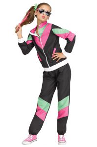 80s TRACK SUIT COSTUME FOR GIRLS