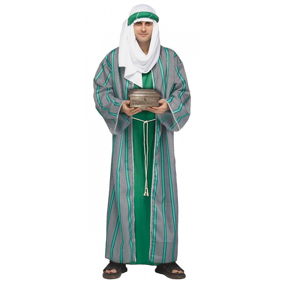 GREEN WISE MAN MAGI COSTUME FOR MEN