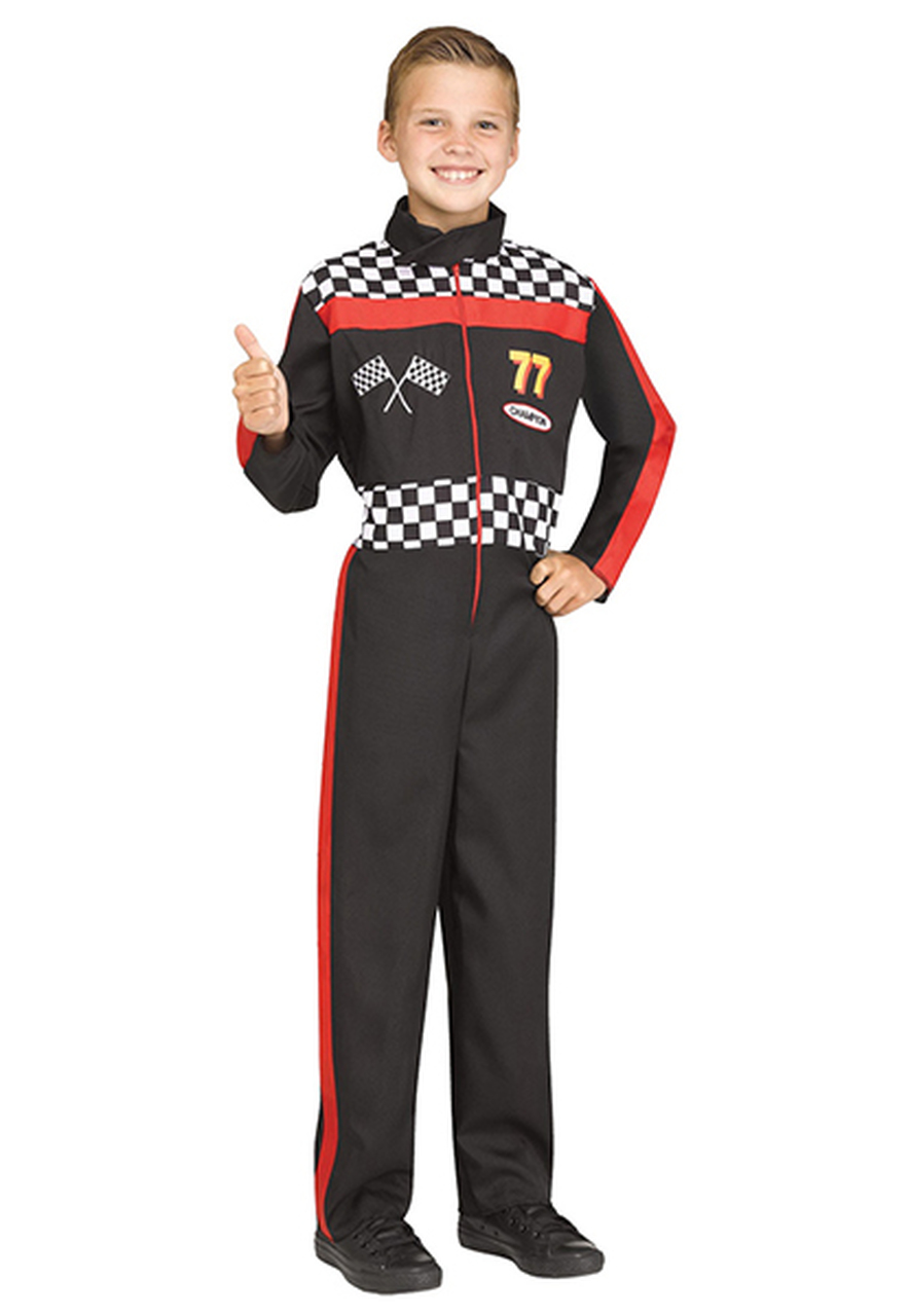 RACE CAR DRIVER COSTUME FOR BOYS