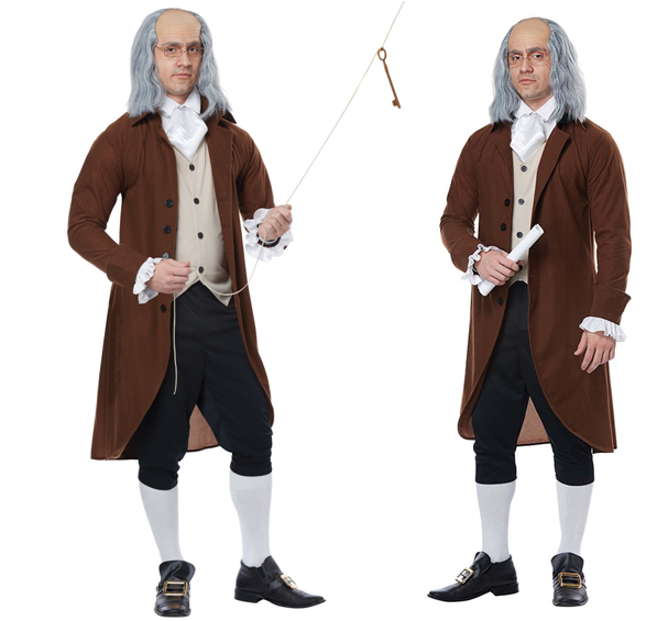 BENJAMIN FRANKLIN COSTUME FOR MEN