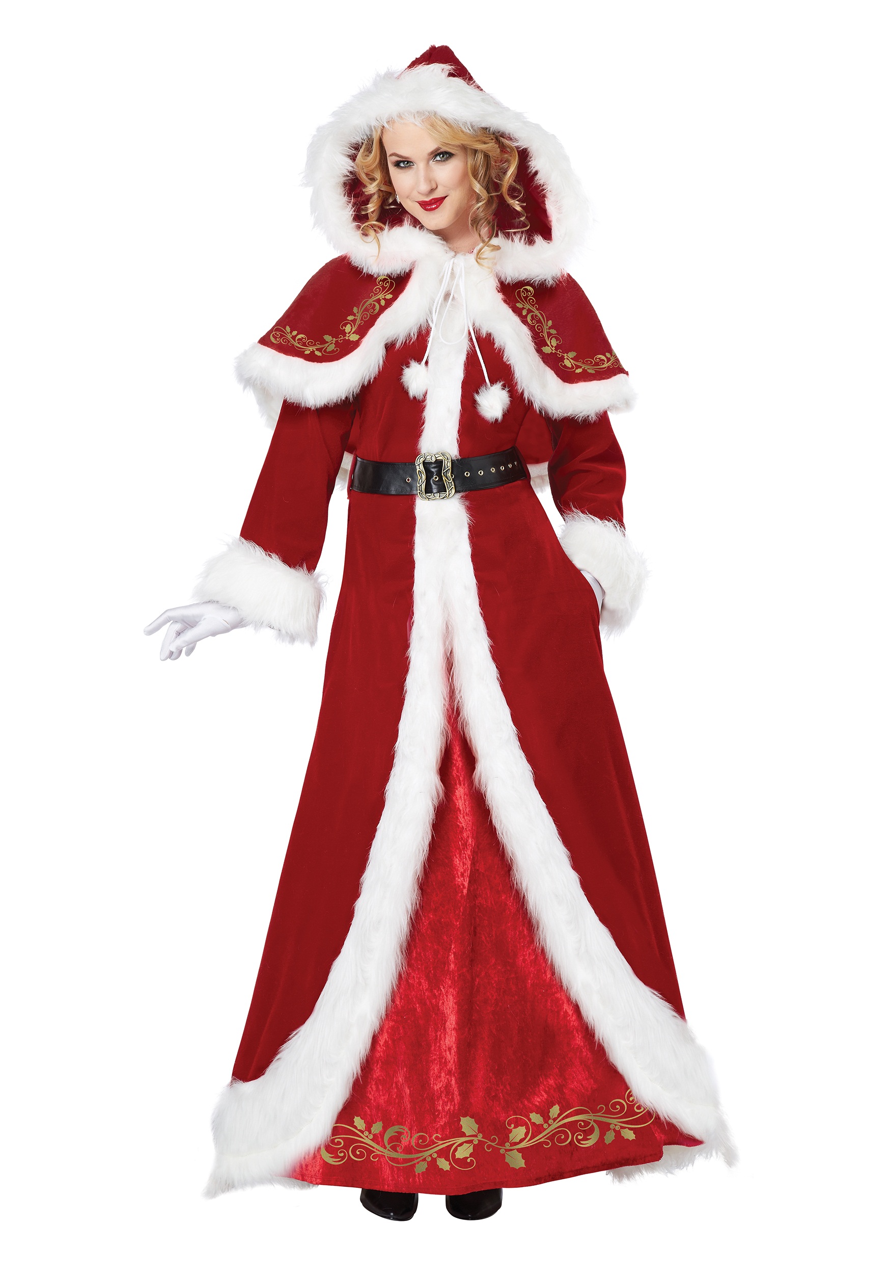 DELUXE MRS. SANTA COSTUME FOR WOMEN