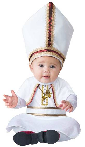 PINT SIZED POPE COSTUME FOR BABIES