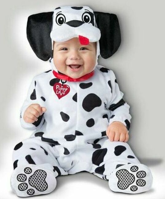 BABY DALMATIAN COSTUME FOR BABIES/INFANTS/TODDLERS