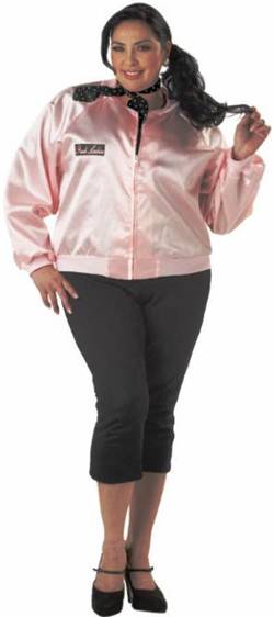 PLUS SIZE PINK LADIES JACKET