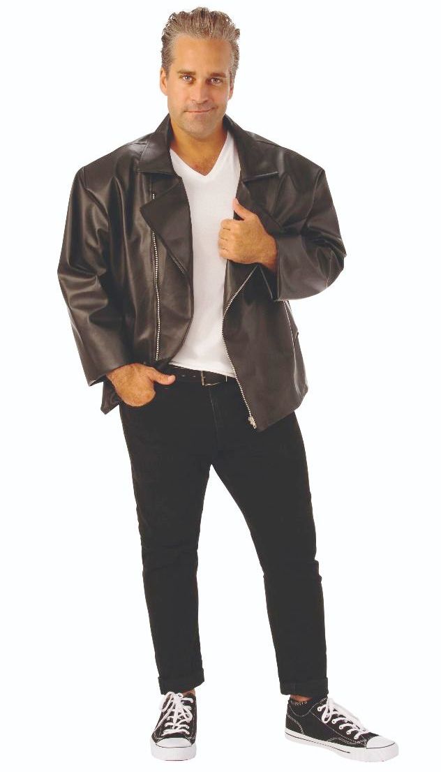 GREASE'S T-BIRD JACKET FOR PLUS SIZE MEN