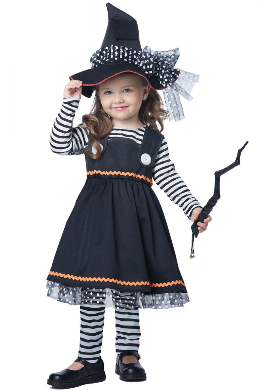 CRAFTY LIL' WITCH COSTUME FOR TODDLER GIRLS