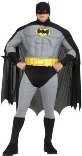 BATMAN WITH MUSCLE TORSO PLUS SIZE