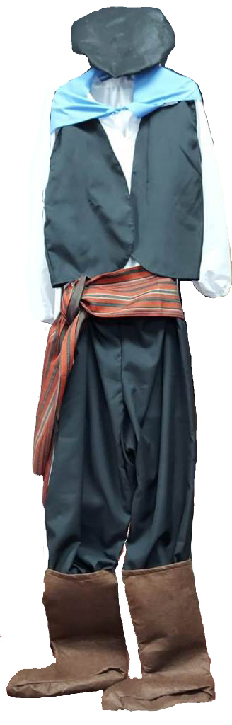 GAUCHO ARGENTINO ARGENTINE GAUCHO COSTUME FOR MEN