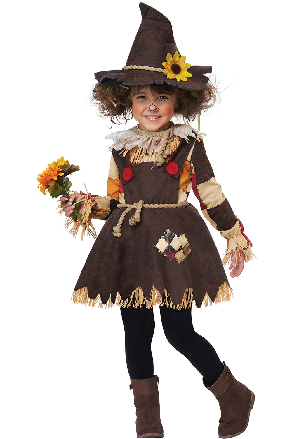 PUMPKIN PATCH SCARECROW COSTUME FOR GIRLS