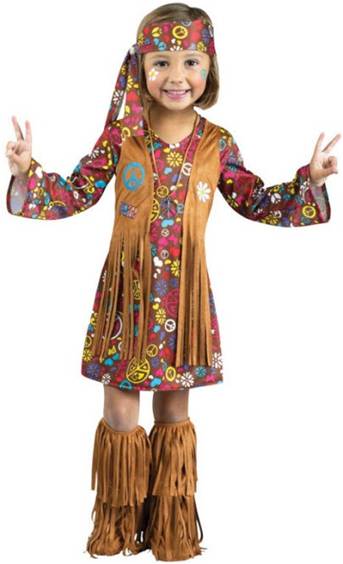 THE GROOVY HIPPIE COSTUME FOR GIRLS