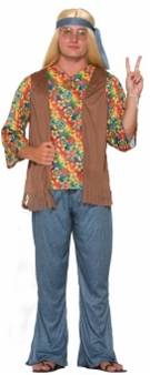 60s HIPPIE DUDE COSTUME FOR MEN