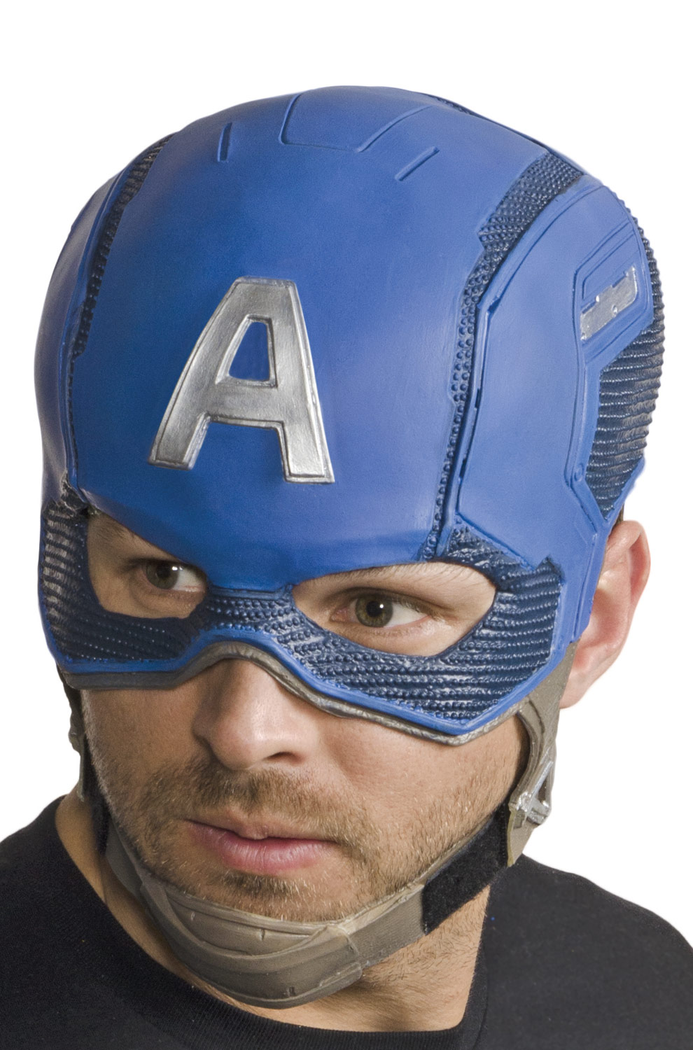 DELUXE CAPTAIN AMERICA ADULT 3/4 MASK