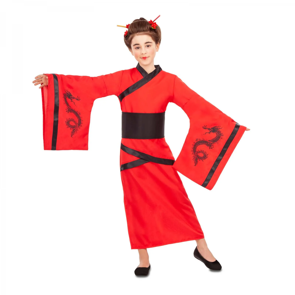 CHINESE DRAGON LADY COSTUME FOR GIRLS