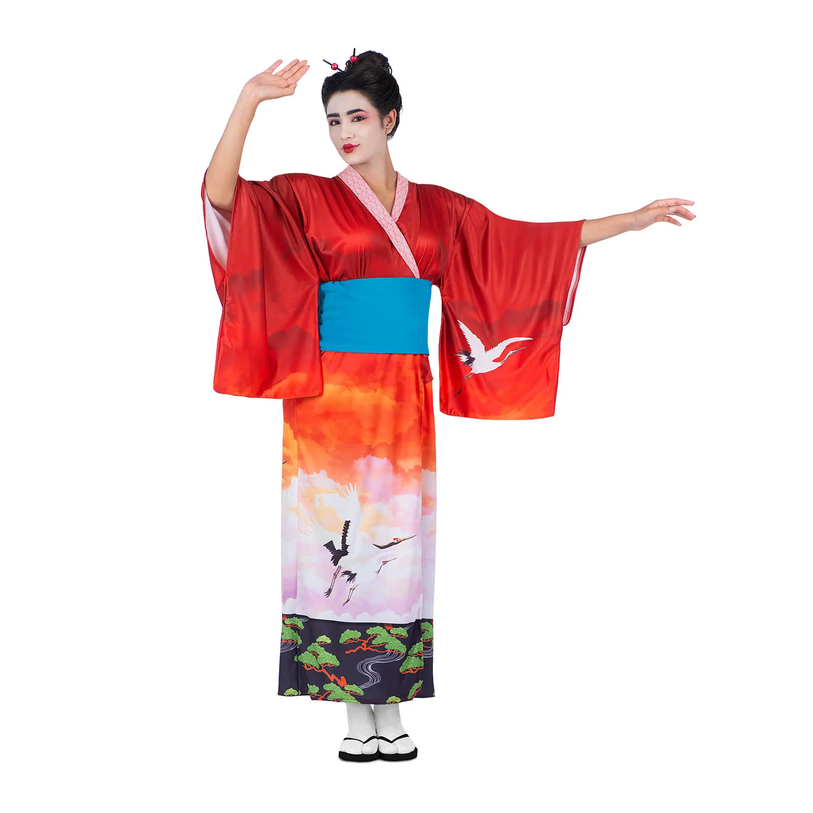 DELUXE JAPANESE GEISHA COSTUME FOR WOMEN