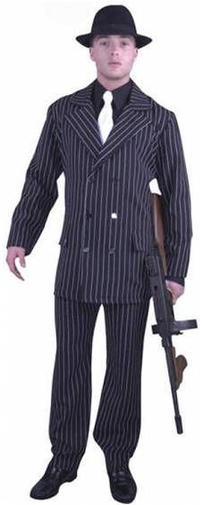 20s GANGSTER COSTUME SUIT FOR MEN