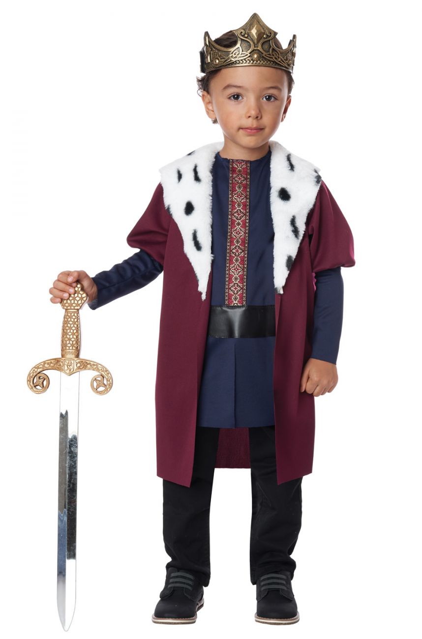 LITTLE KING COSTUME FOR TODDLER BOYS