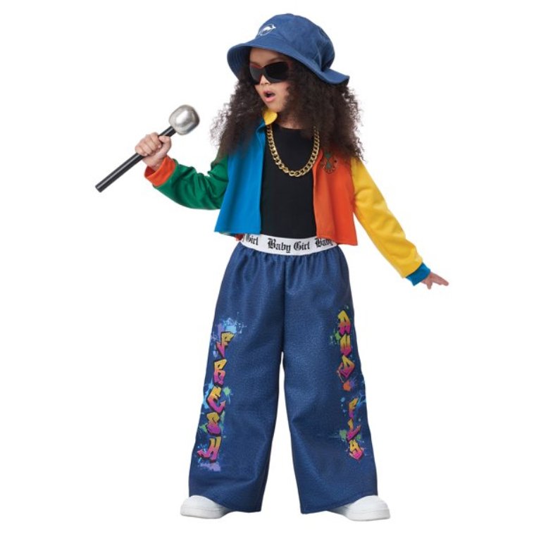 90s HIP HOP COSTUME FOR TODDLERS GIRLS