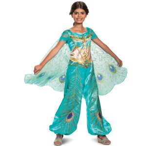 DISNEY'S ALADDIN DELUXE JASMINE COSTUME FOR GIRLS