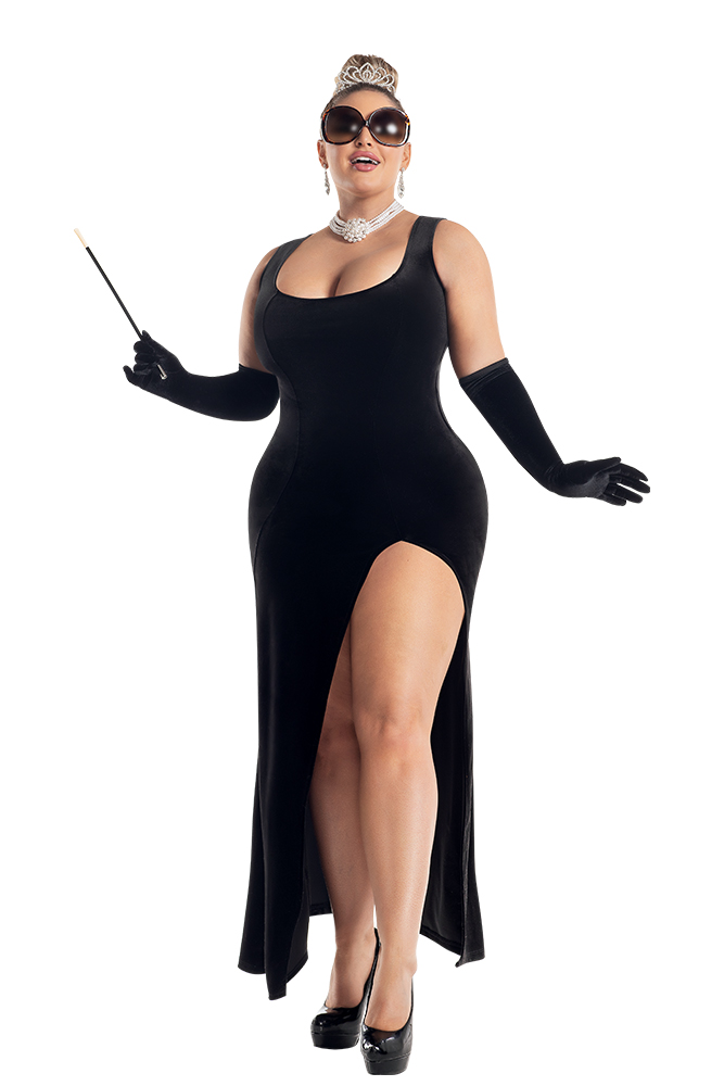 TIFFANY HONEY SEXY COSTUME FOR FULL FIGURED WOMEN