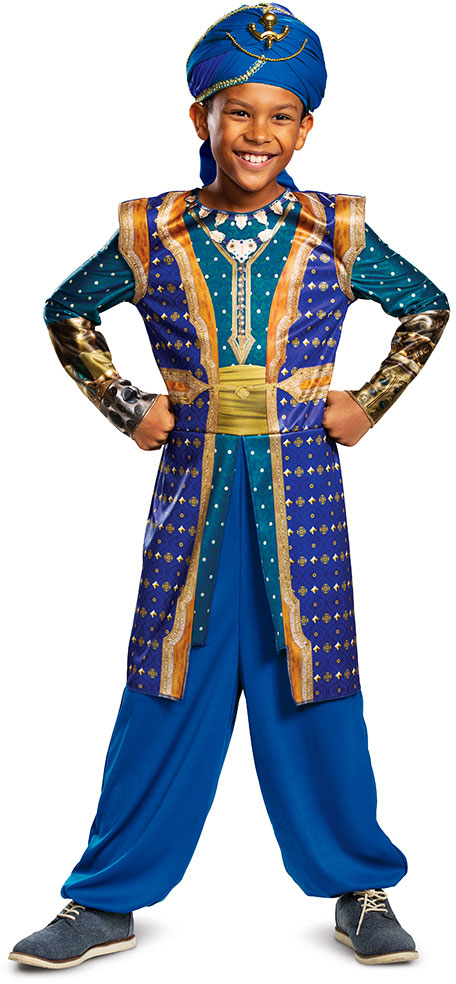 DISNEY'S ALADDIN'S DELUXE GENIE COSTUME FOR BOYS