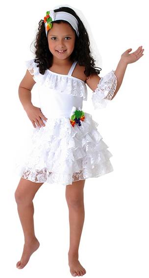 BALLET/RHUMBA/CUBAN COSTUME FOR GIRLS