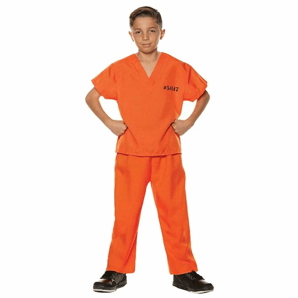 PRISONER INMATE COSTUME FOR BOYS