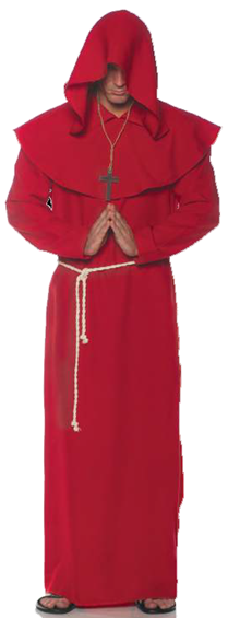 DELUXE RED MONK ROBE FOR MEN