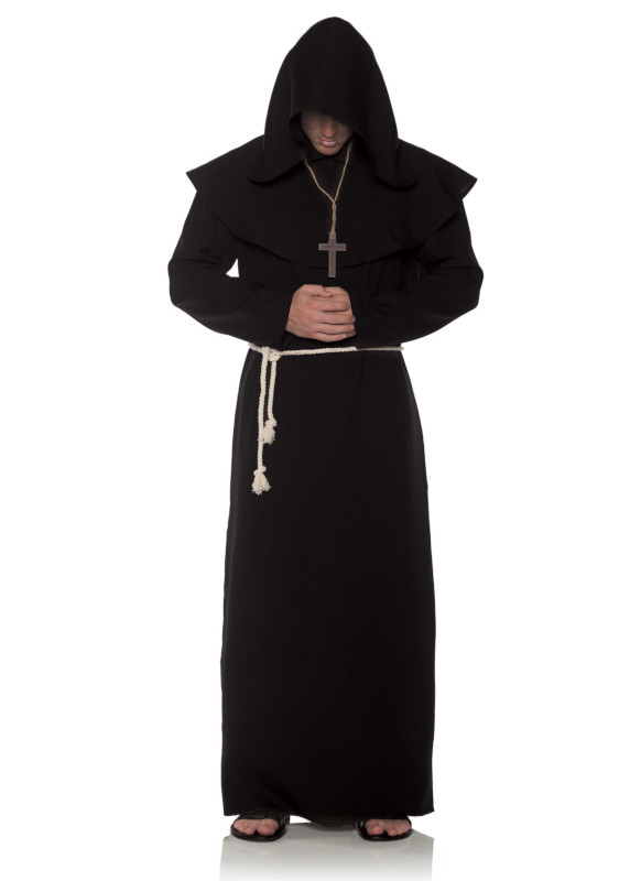 DELUXE BLACK MONK ROBE FOR MEN