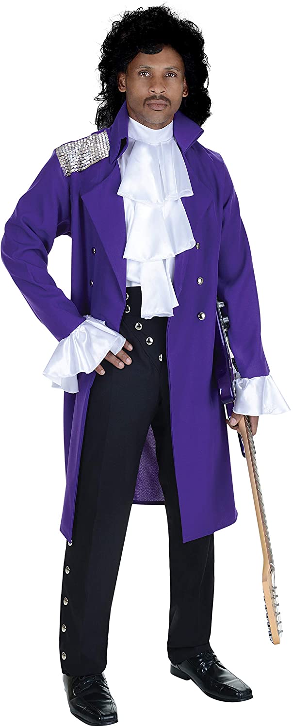 PRINCE PURPLE POP STAR COSTUME FOR MEN