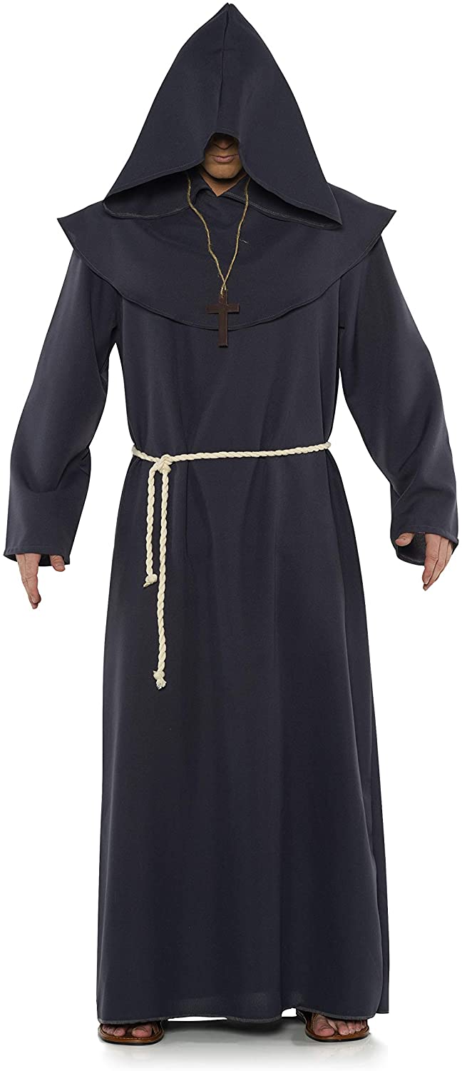 DELUXE GRAY MONK ROBE FOR MEN