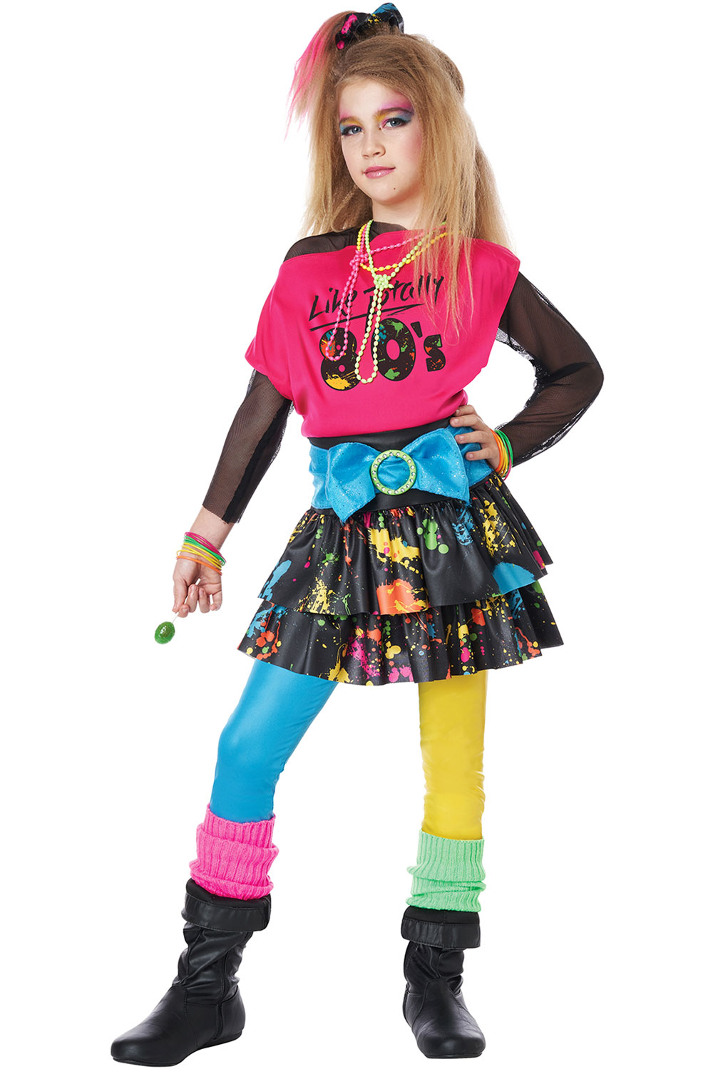 LIKE TOTALLY 80s COSTUME FOR GIRLS