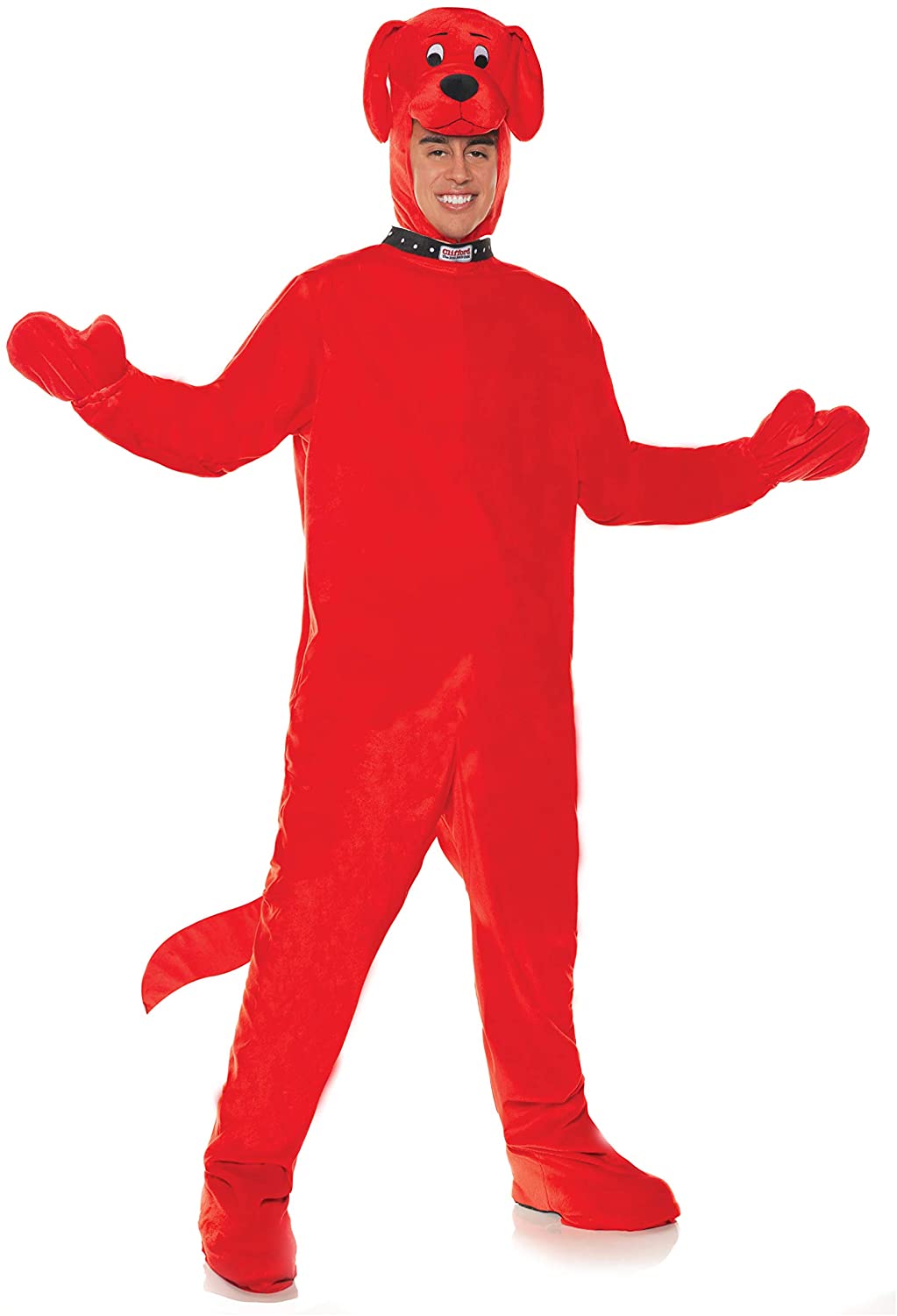 CLIFFORD THE BIG RED DOG COSTUME FOR ADULTS