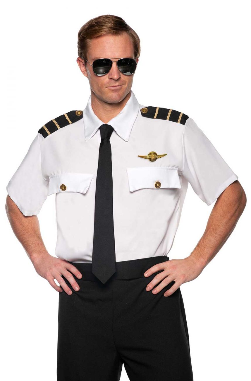 PAN AM PILOT COSTUME SHIRT FOR MEN