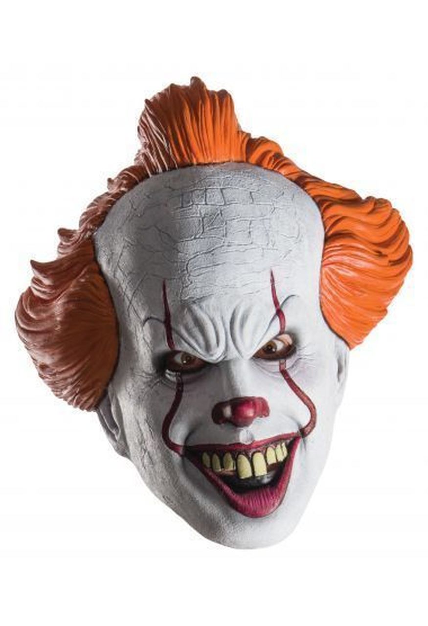 STEPHEN KING'S IT PENNYWISE 3/4 MASK FOR ADULTS